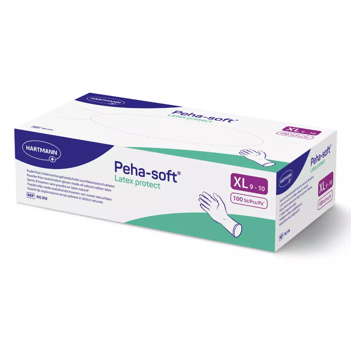 Peha-soft Latex protect examination gloves