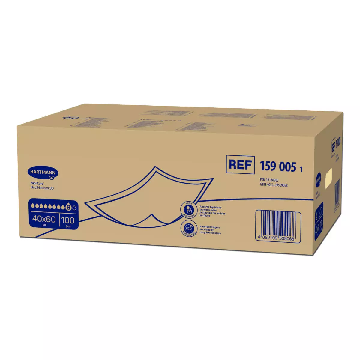 MoliCare Bed Mat Eco bed protection pads – 9-drop absorbency MoliCare Bed Mat Eco bed protection pads – 9-drop absorbency