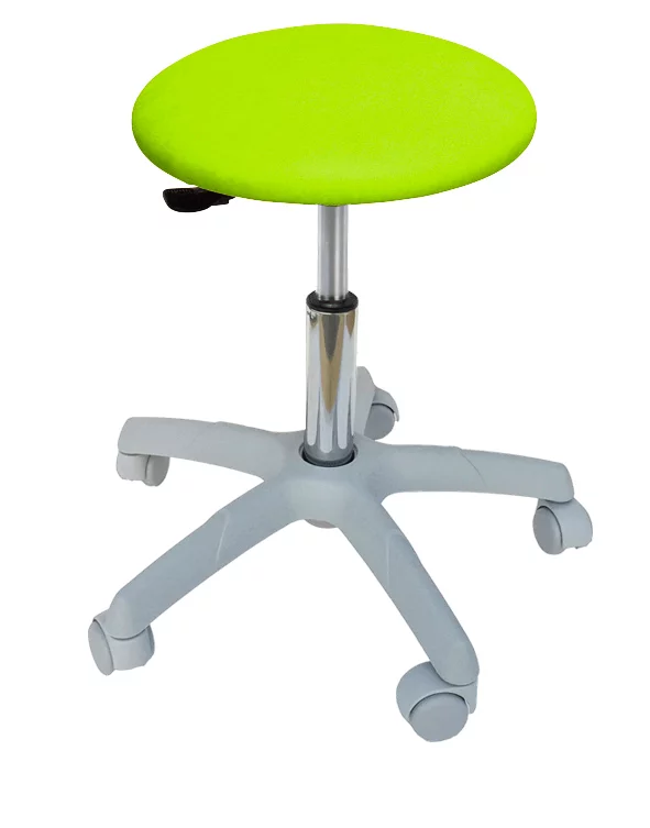  Roller stool with light gray base