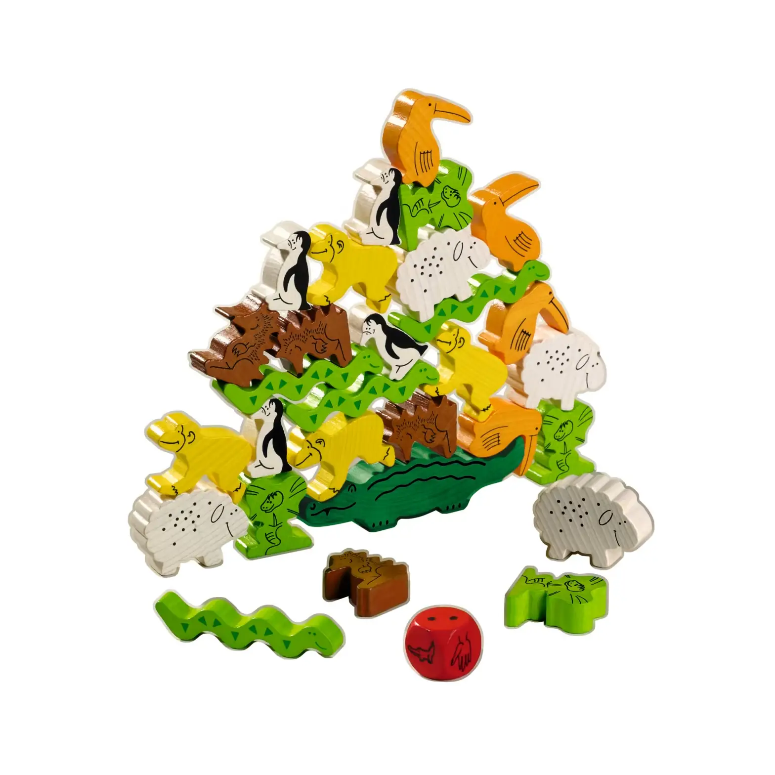 "Animal Tower" stacking game "Animal Tower" stacking game