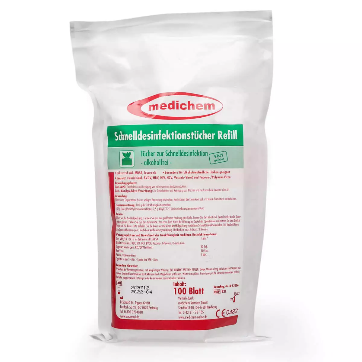 Rapid disinfection wipes Rapid disinfection wipes