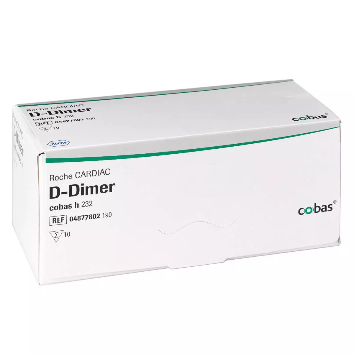  CARDIAC D-dimer test strips for cobas h 232