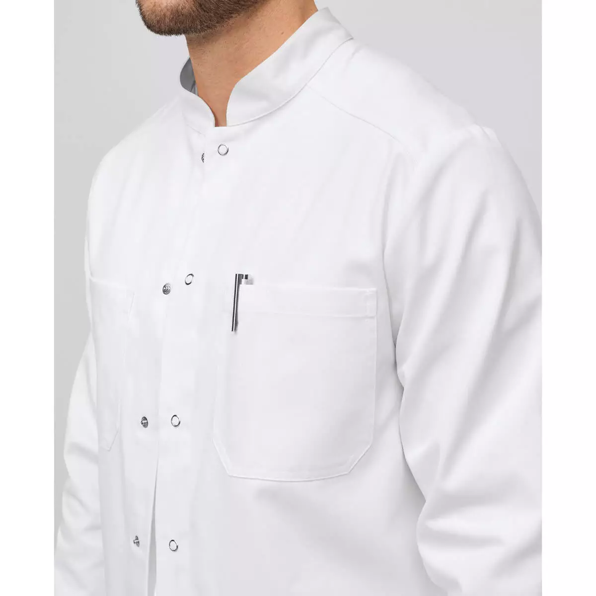  Men’s scrub/lab coat white
