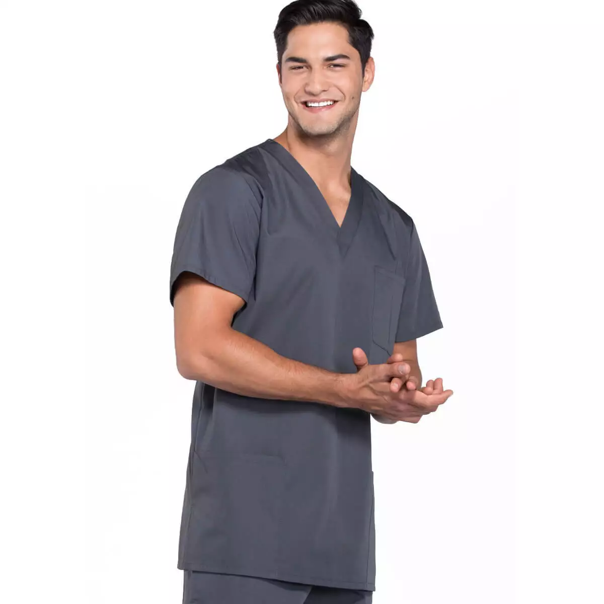  Workwear Originals unisex scrub top with 3 pockets