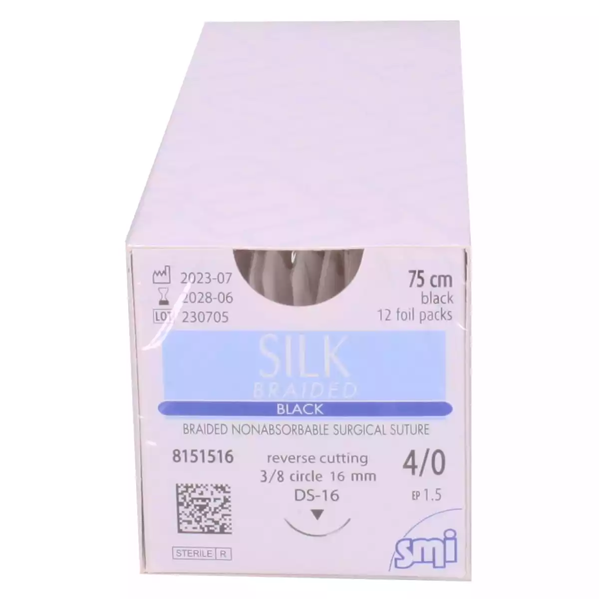 Silk Braided Black suture material Silk Braided Black suture material