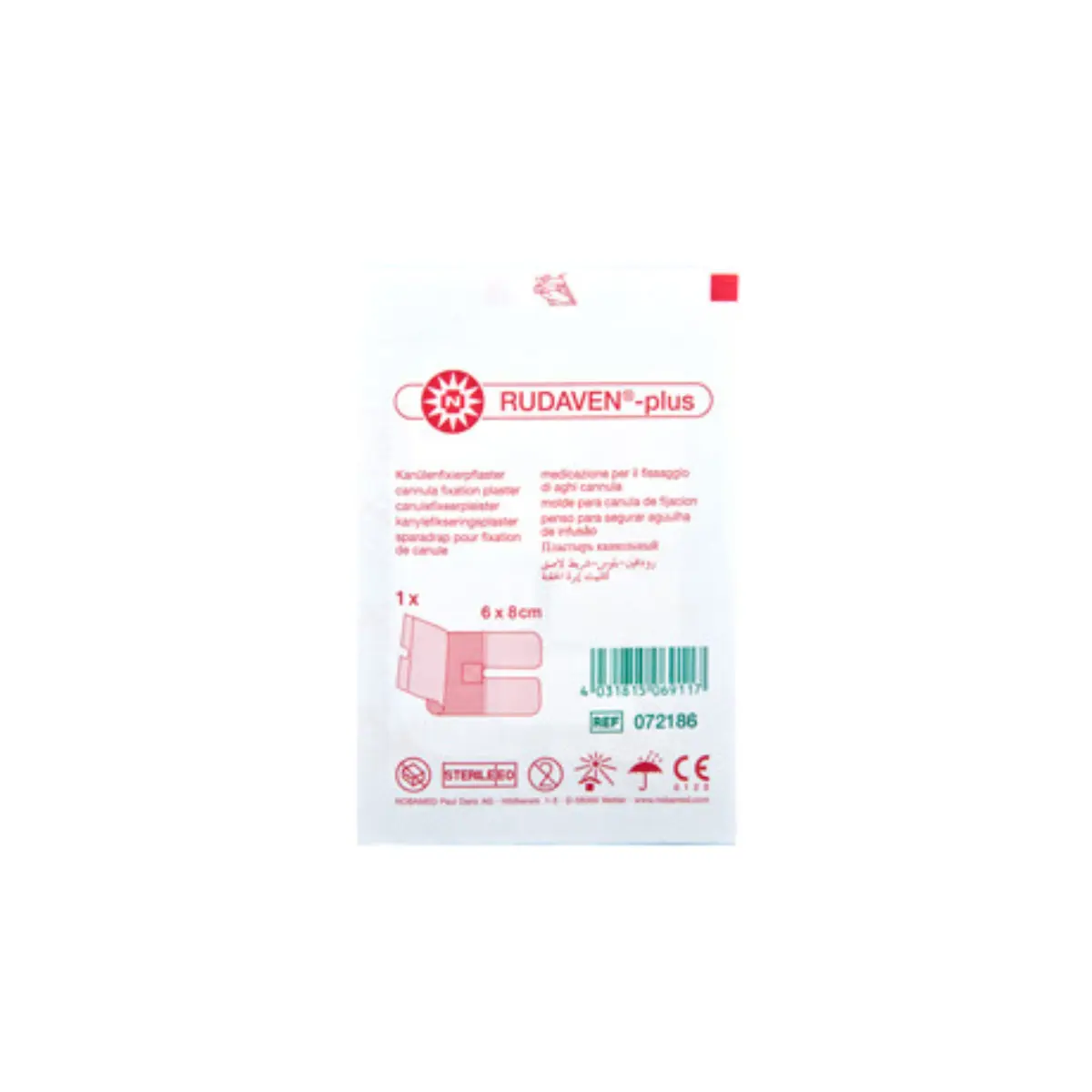 RUDAVEN-plus cannula fixation dressing RUDAVEN-plus cannula fixation dressing