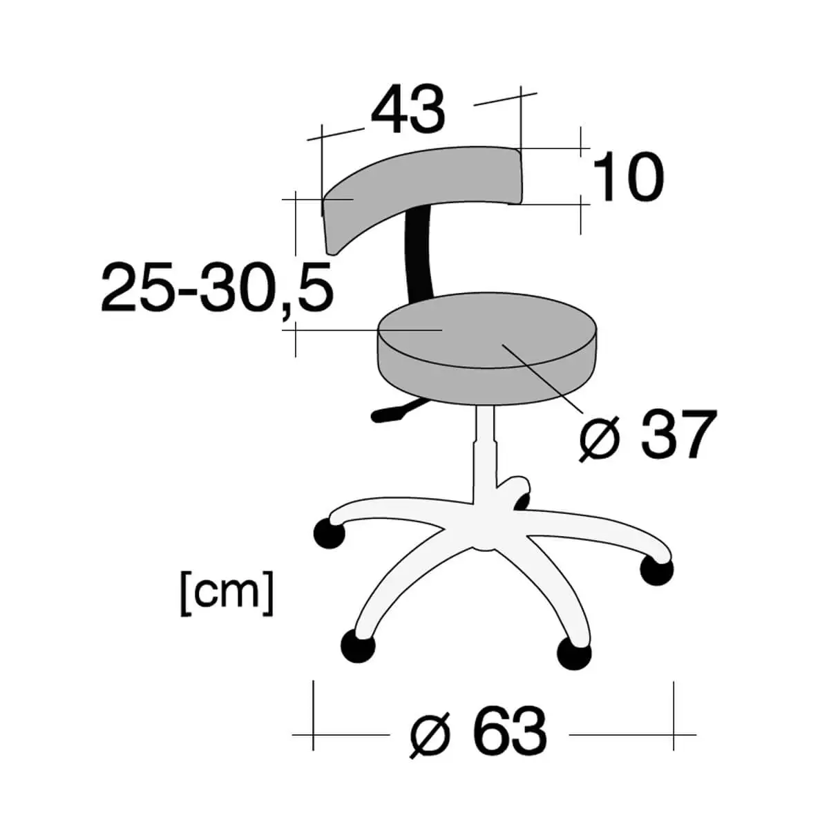  Sella-Med Manus Work laboratory chair