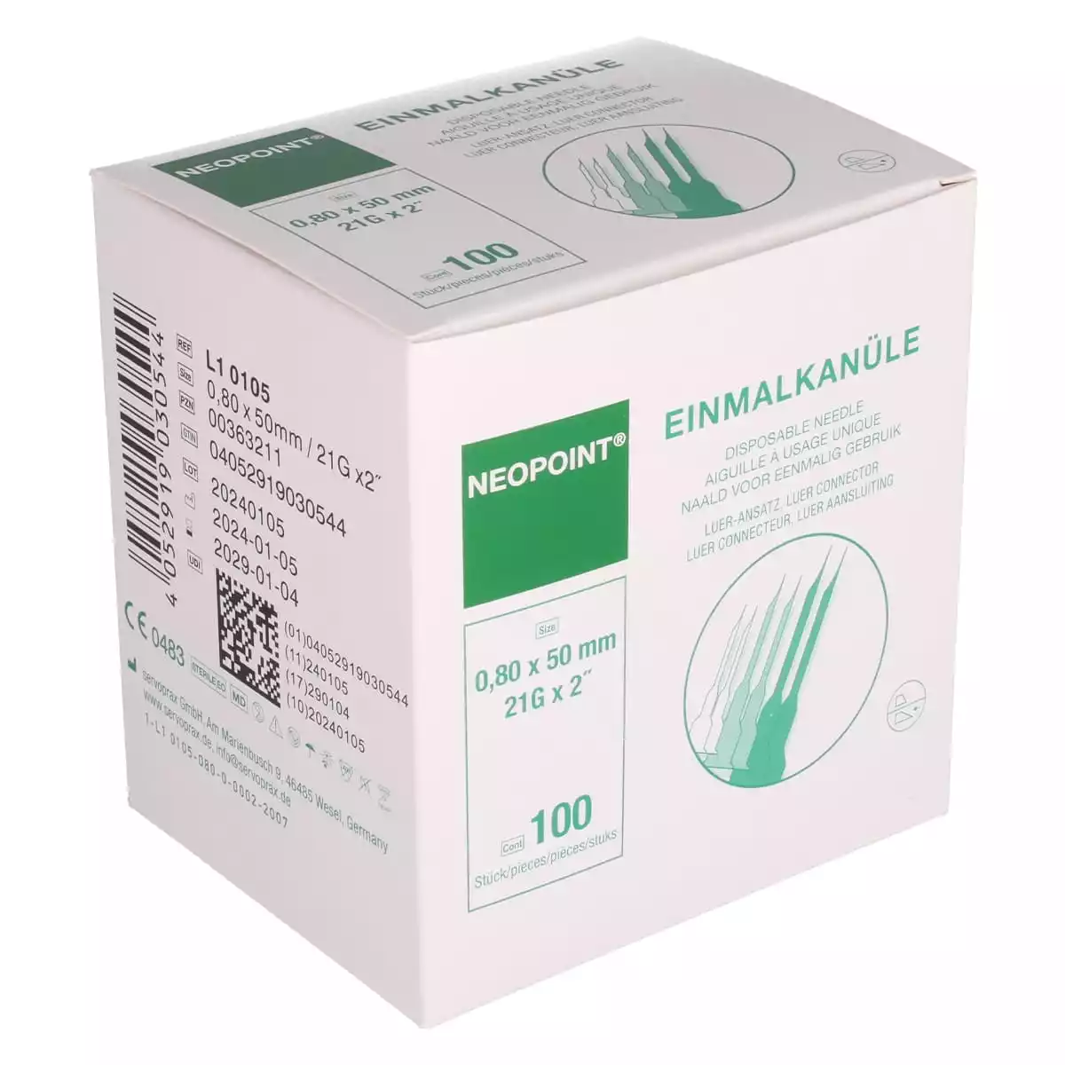 Neopoint special-size cannula Neopoint special-size cannula