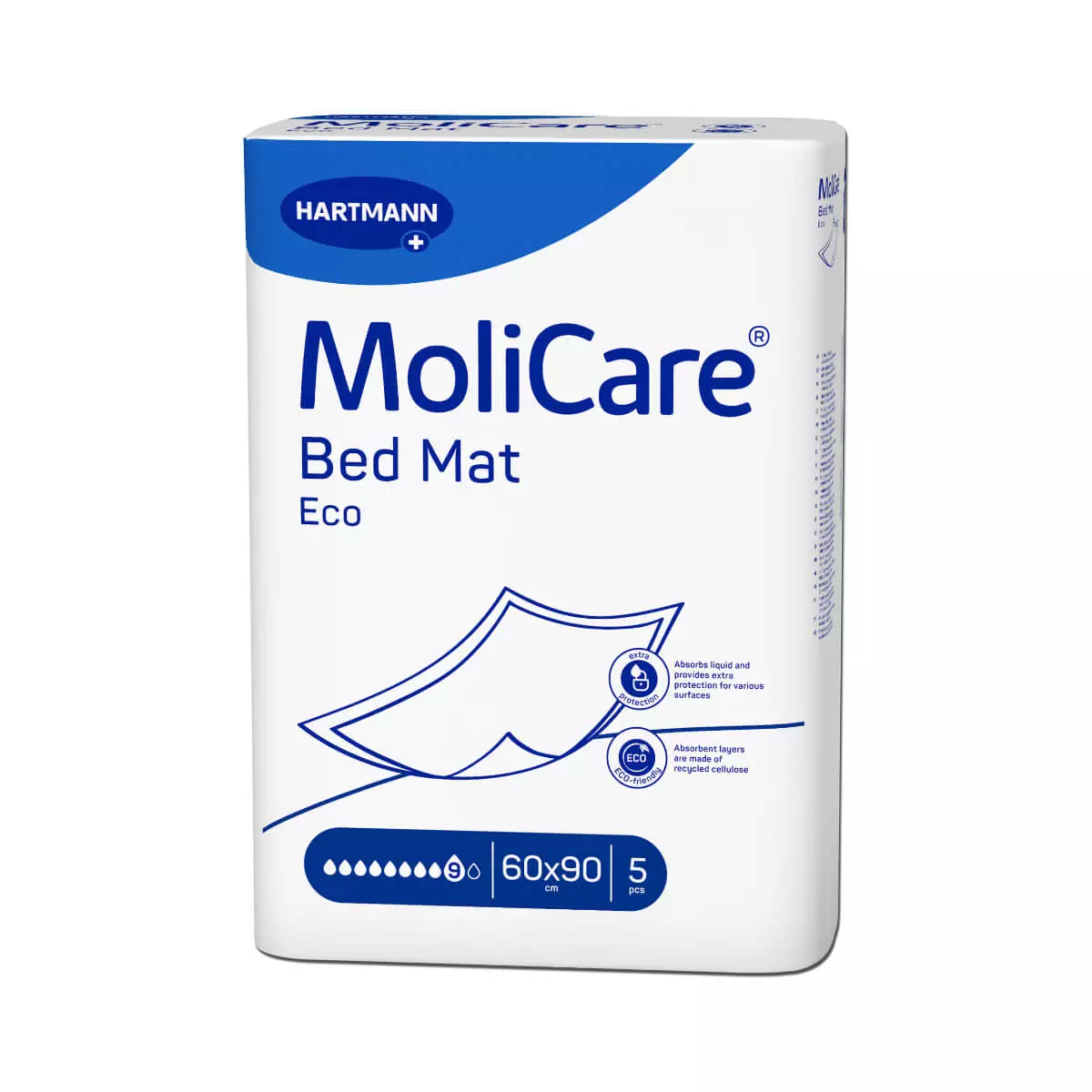 MoliCare Bed Mat Eco bed protection pads – 9-drop absorbency MoliCare Bed Mat Eco bed protection pads – 9-drop absorbency
