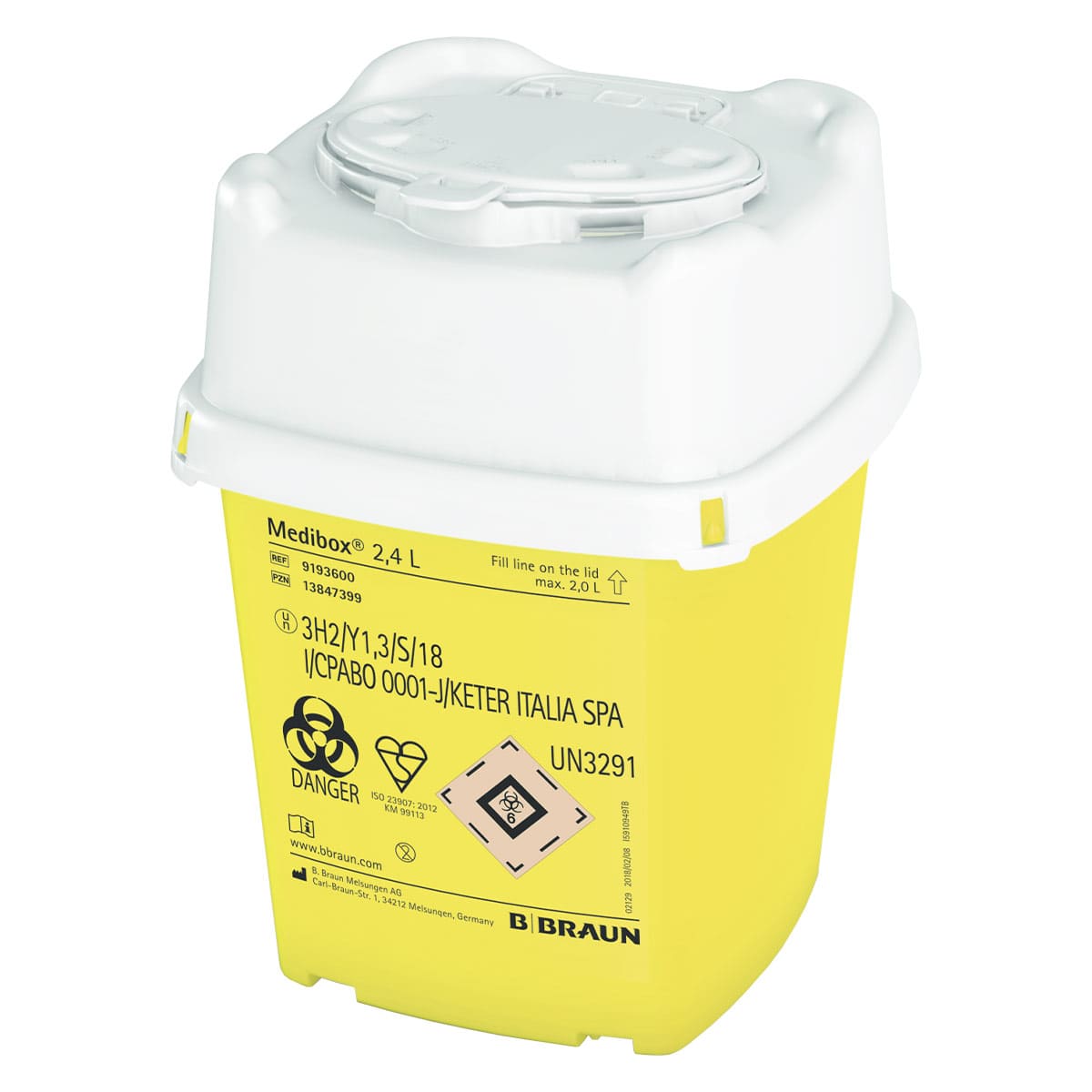 Buy B. Braun Medibox cannula collector 2.4 l online