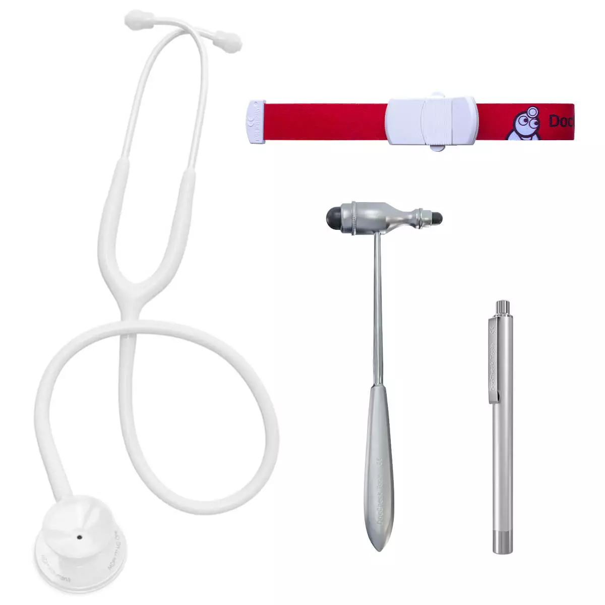  Medical student kit with MD One All White stethoscope
