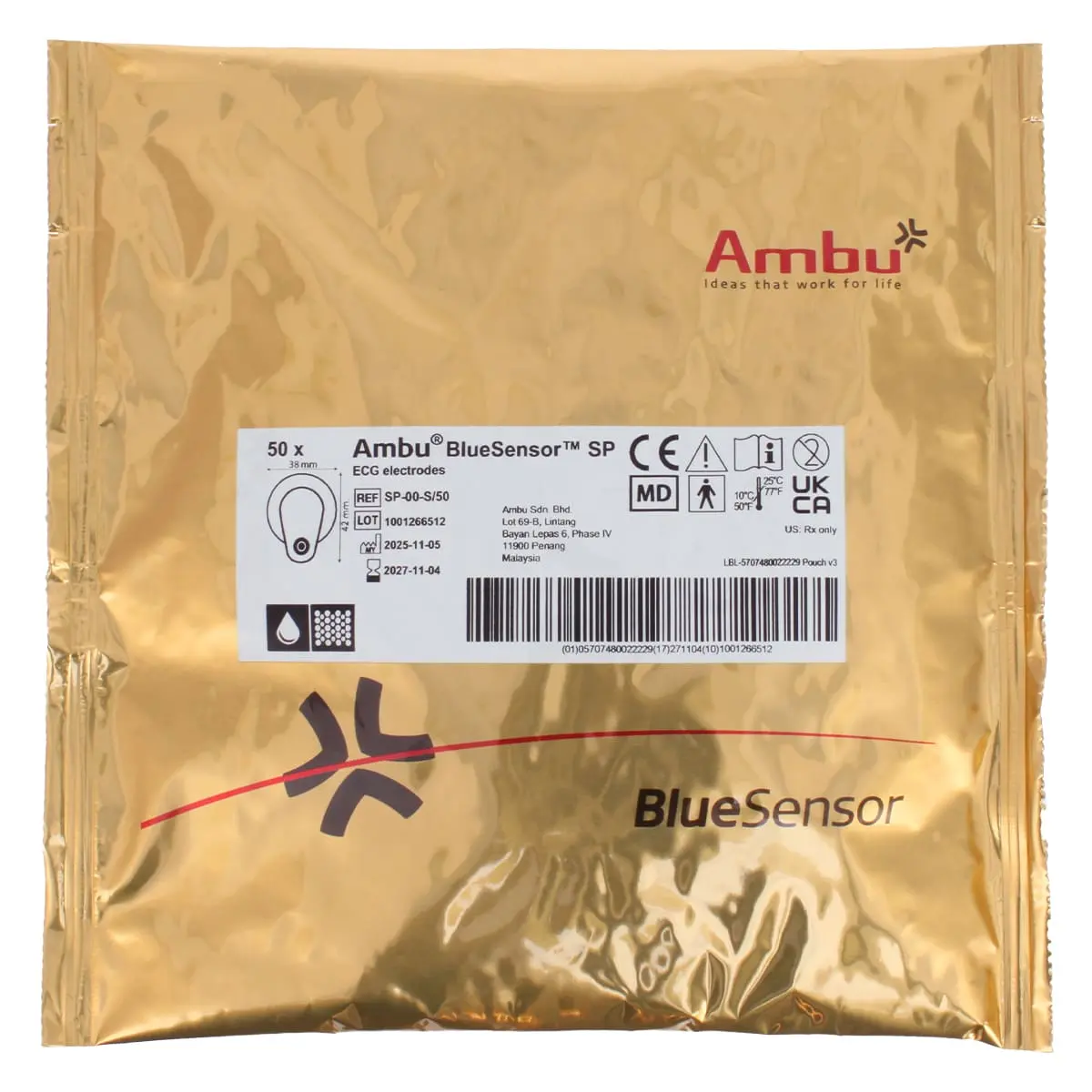BlueSensor SP-00-S/50 disposable ECG electrodes BlueSensor SP-00-S/50 disposable ECG electrodes