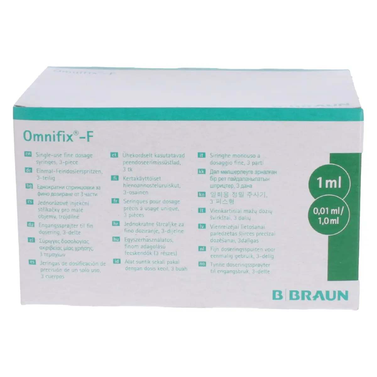Omnifix-F fine dosage syringes Omnifix-F fine dosage syringes