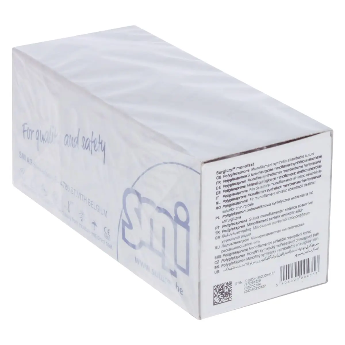 Surgicryl Monofast suture material Surgicryl Monofast suture material