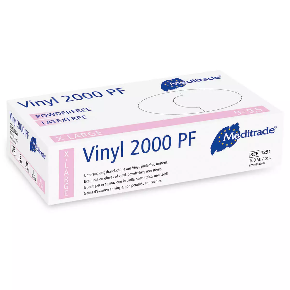  Vinyl 2000 PF gloves