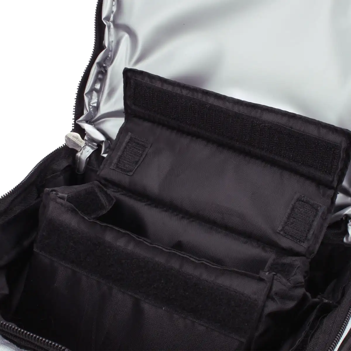 Backpack with integrated cooler bag Backpack with integrated cooler bag