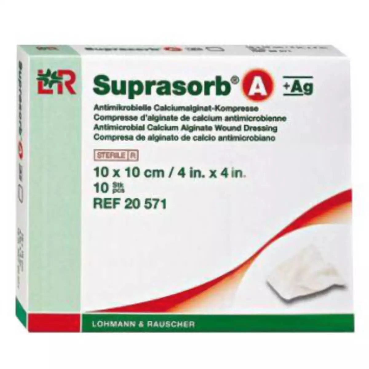  Suprasorb A + AG Compresses