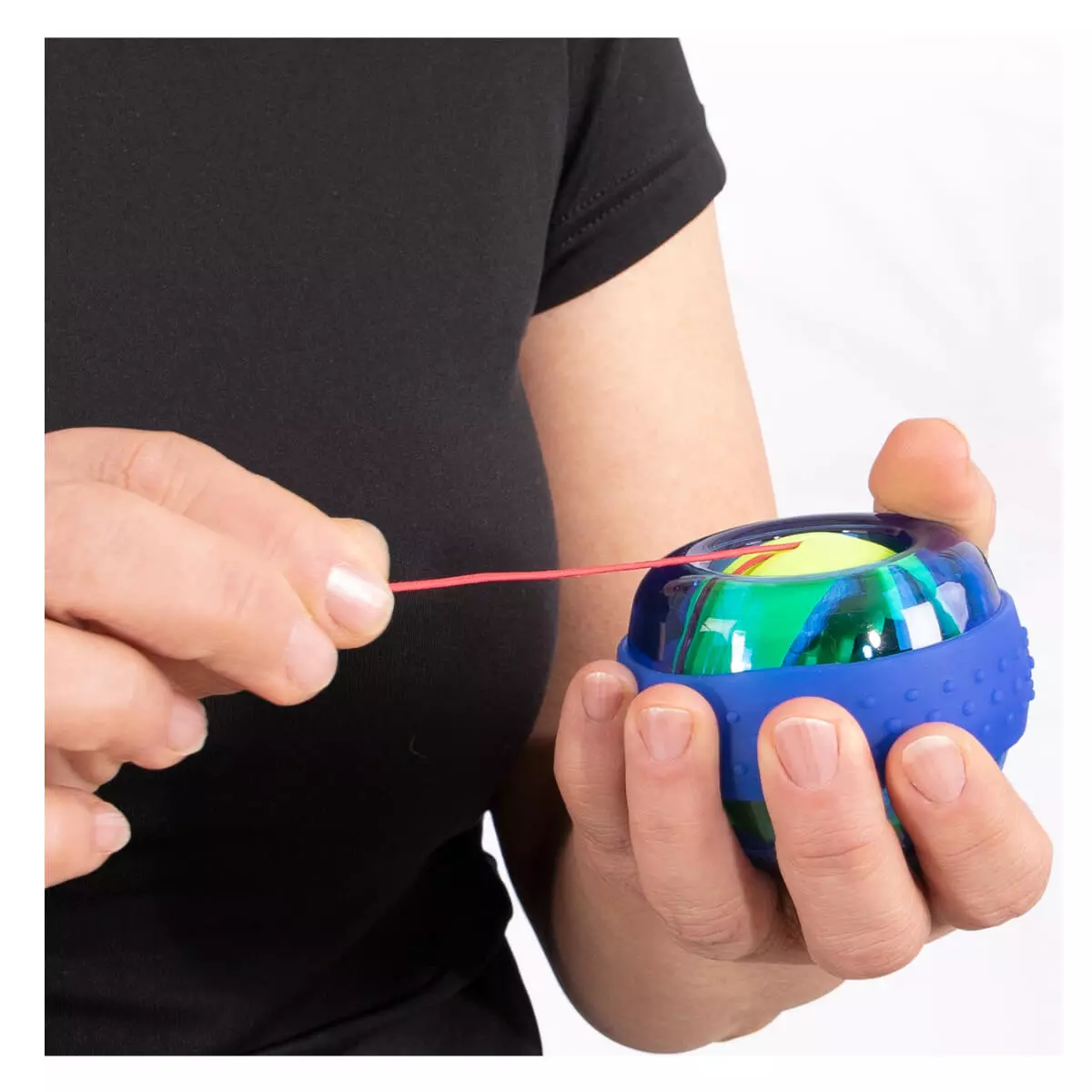  Spaceball hand trainer with exercise instructions