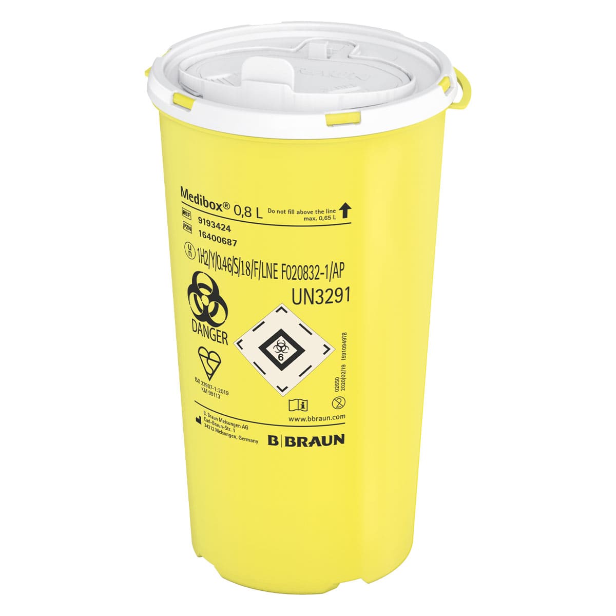 Buy B. Braun Medibox cannula collector 0.8 l online