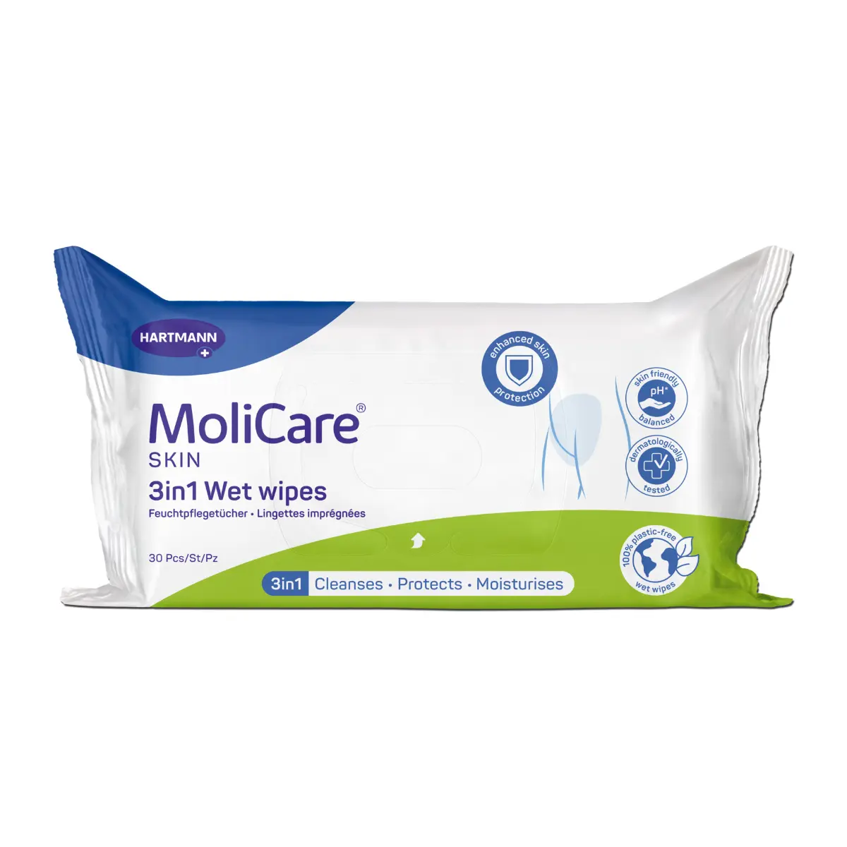  MoliCare Skin 3in1 moist care wipes for adults