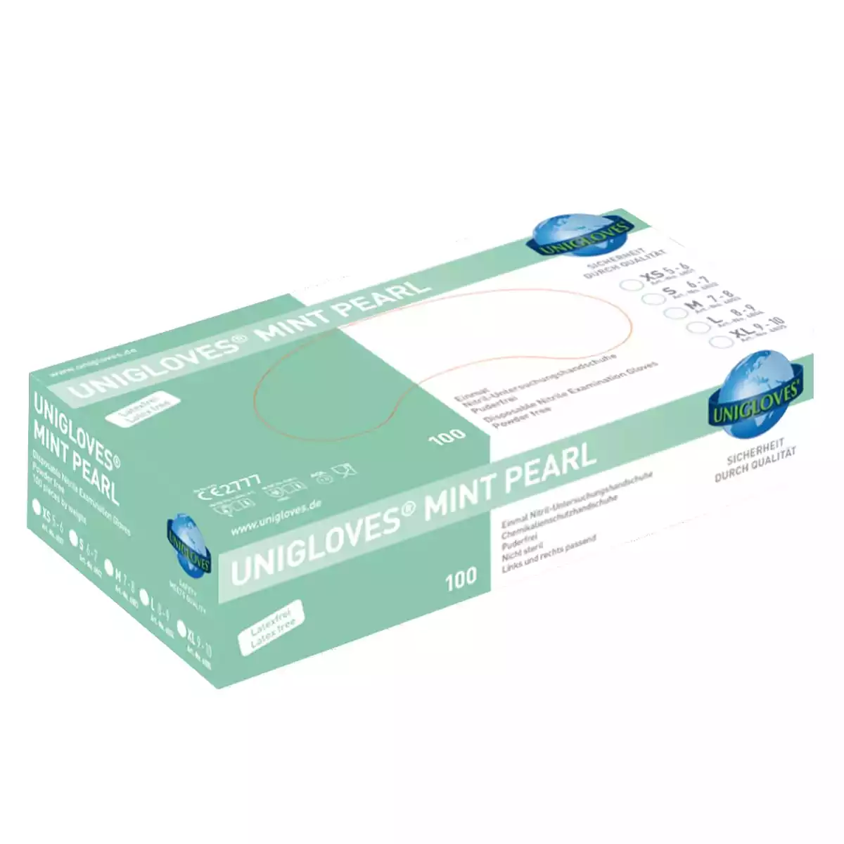  Pearl powder-free nitrile gloves