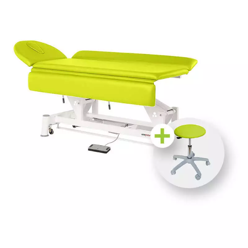 Treatment table with adjustable side rails Treatment table with adjustable side rails