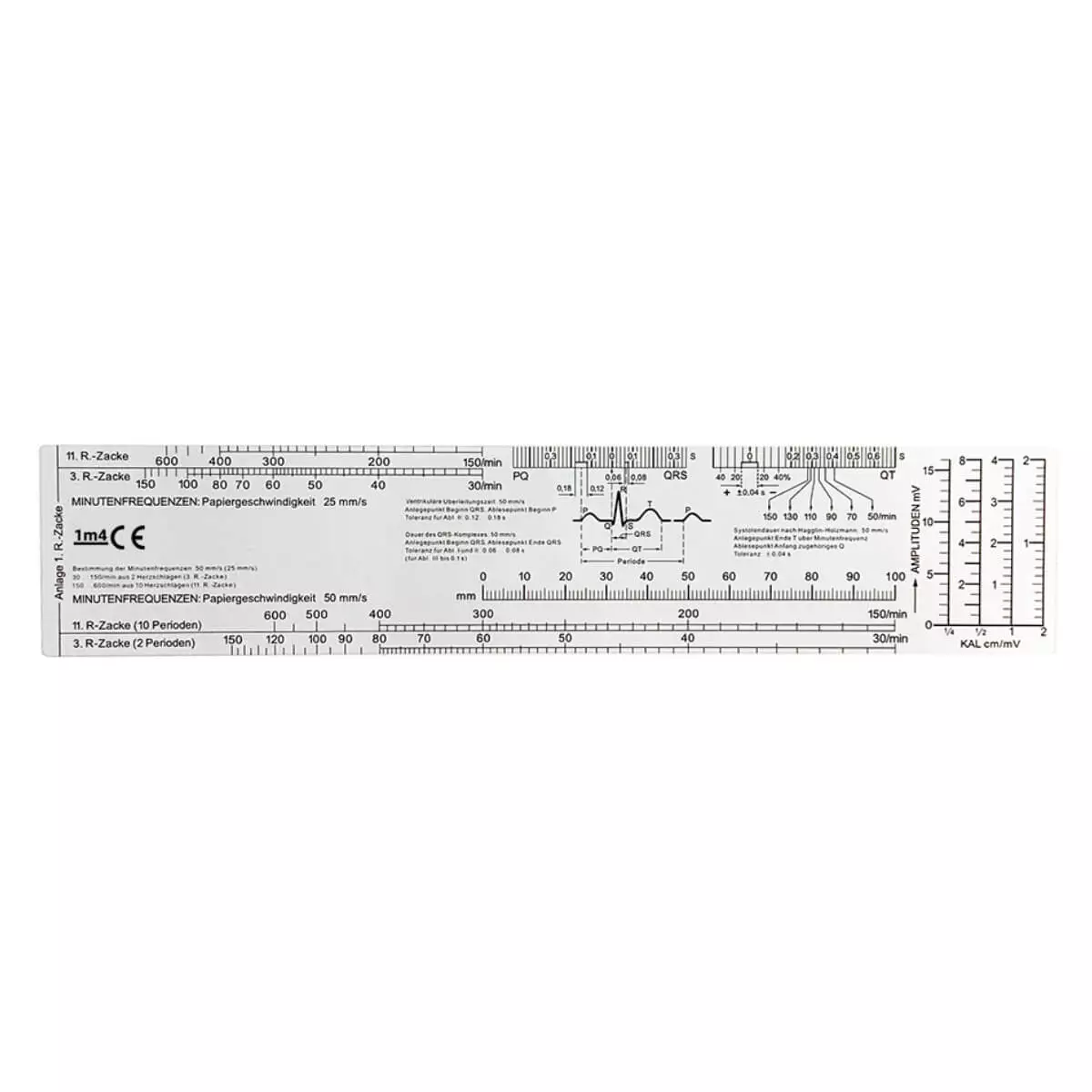  ECG ruler