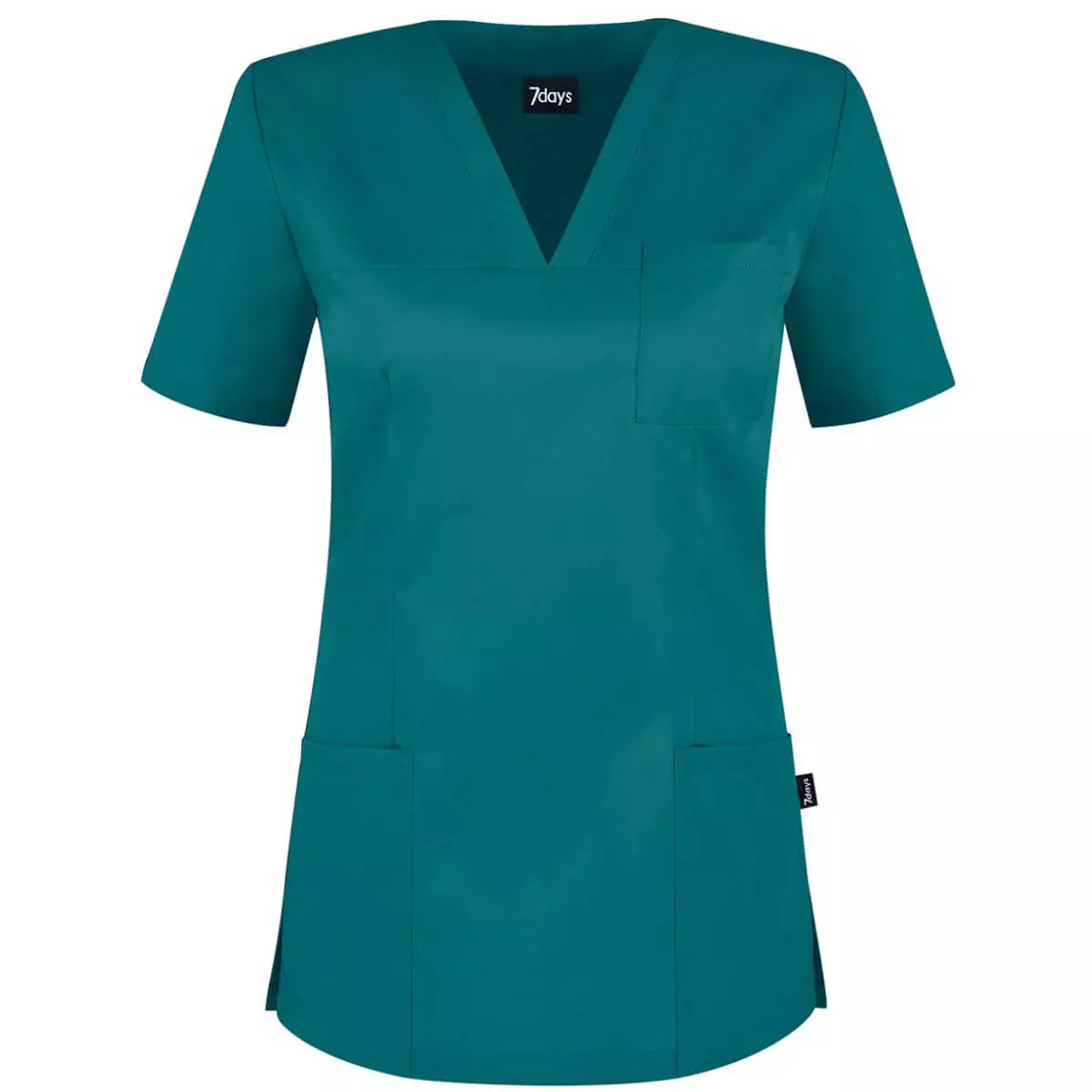  Ladies’ scrub top Roma with V-neck
