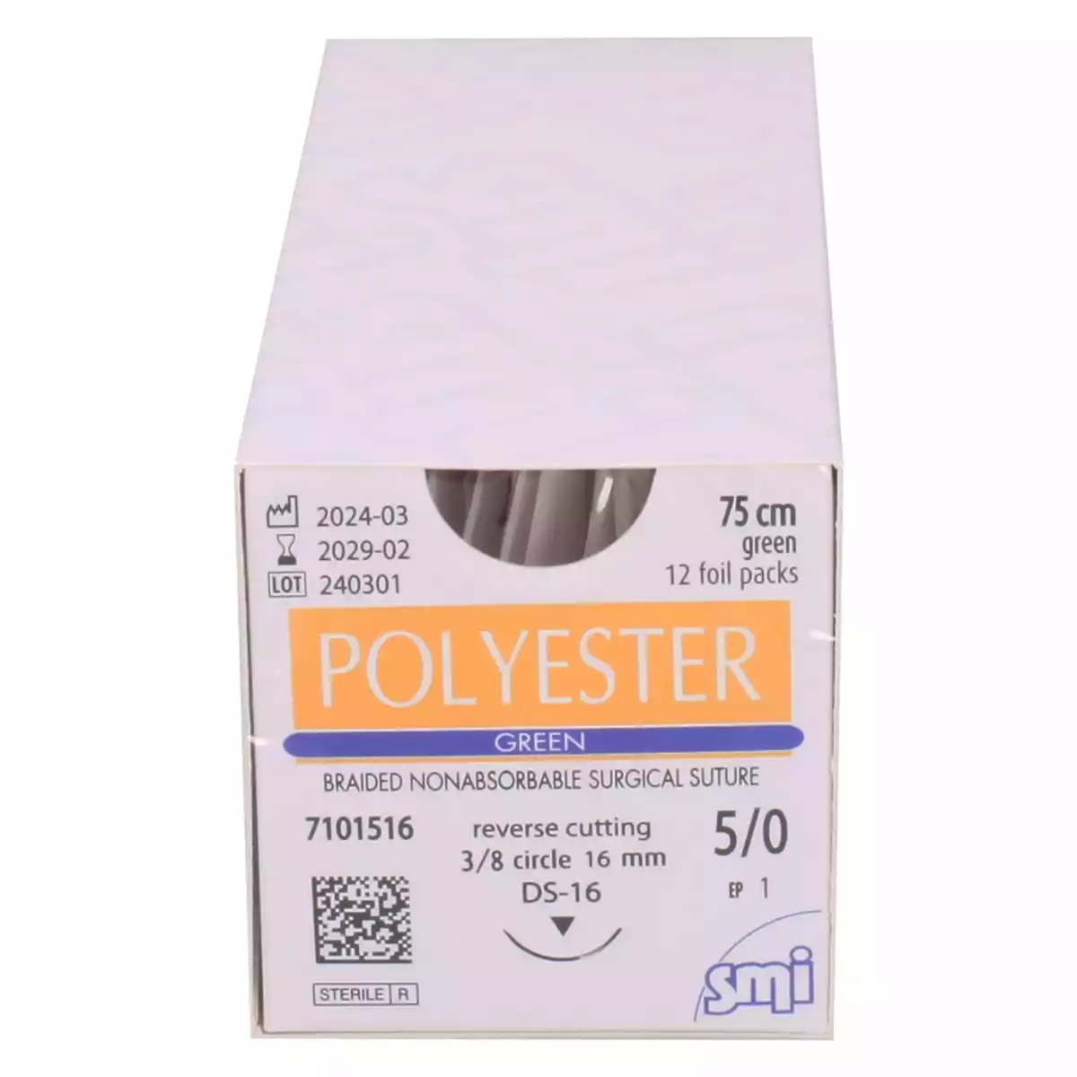 Polyester Green Suture Material Polyester Green Suture Material