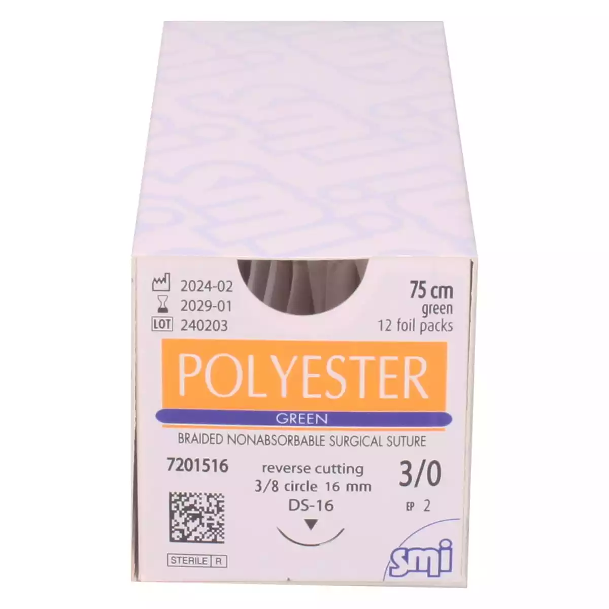  Polyester Green Suture Material