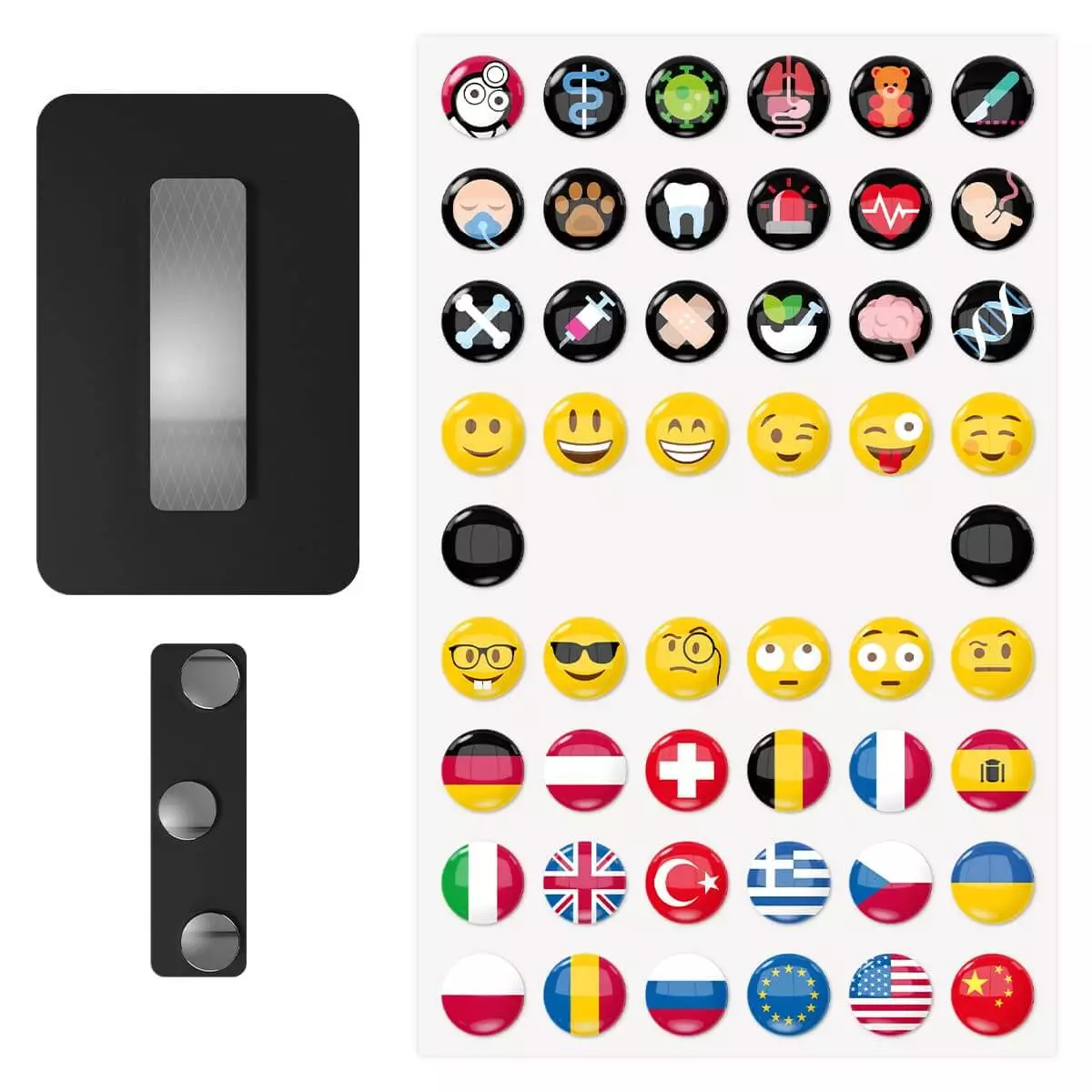  “DocTag” magnetic name tag