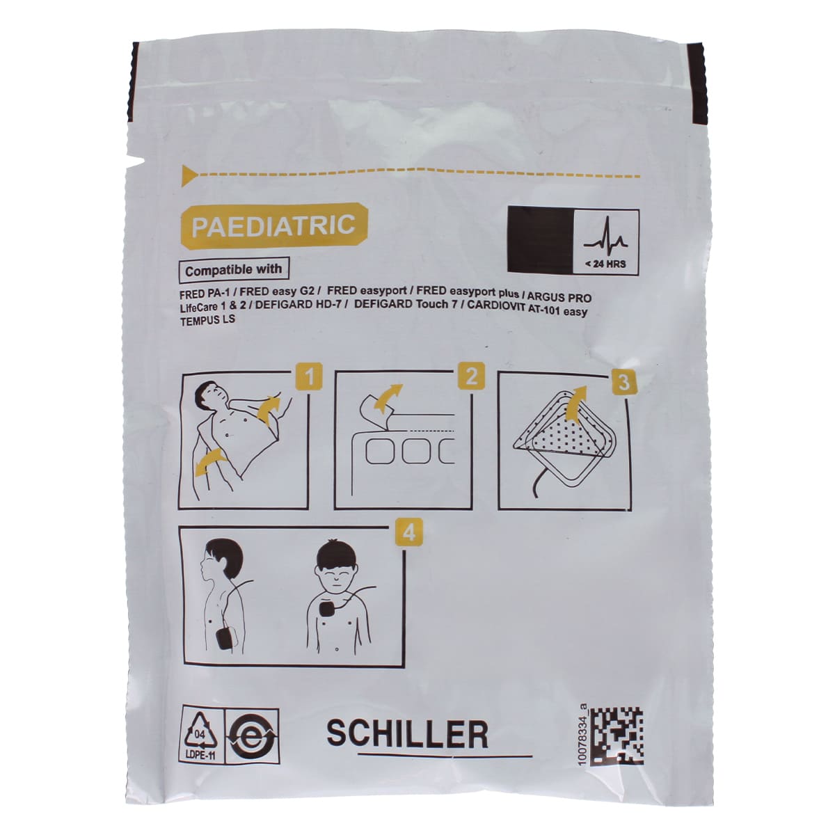 Buy SCHILLER Electrodes for FRED easyport defibrillator Electrodes for ...