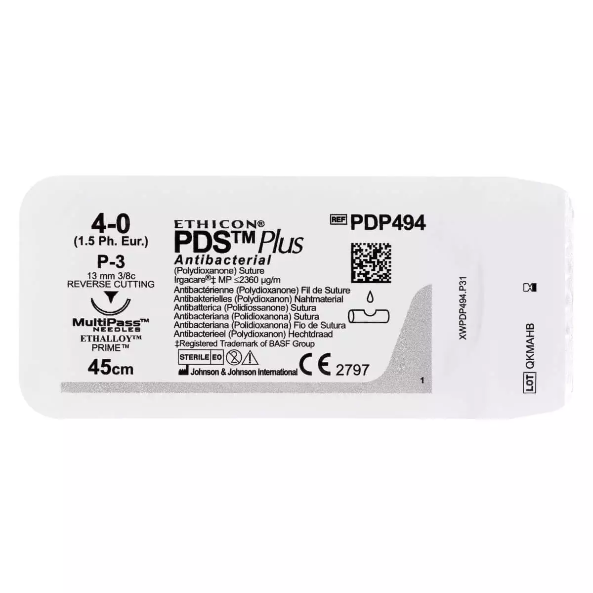  PDS Plus (Polydioxanone) suture material
