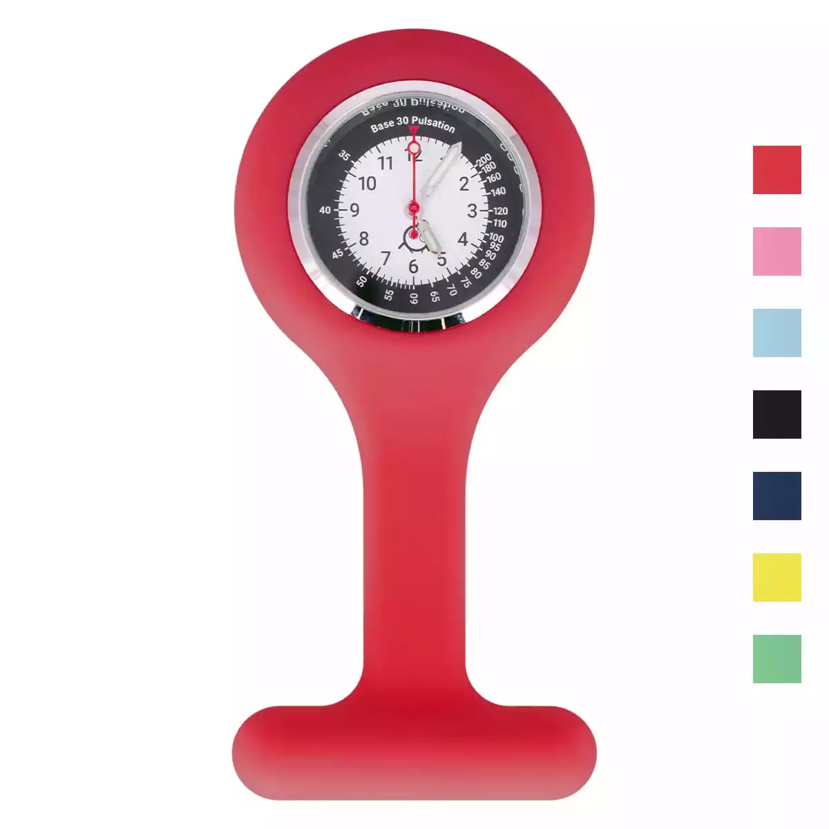  “Tic” silicone nurse watch with clip