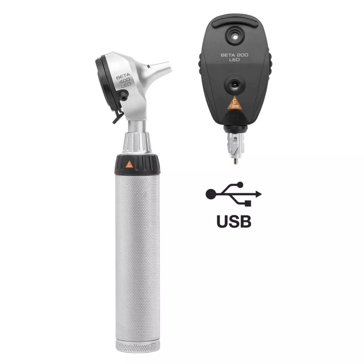 HEINE BETA 400 LED FO otoscope and BETA 200 LED ophthalmoscope kit