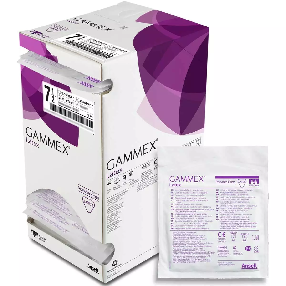  GAMMEX Latex surgical glove