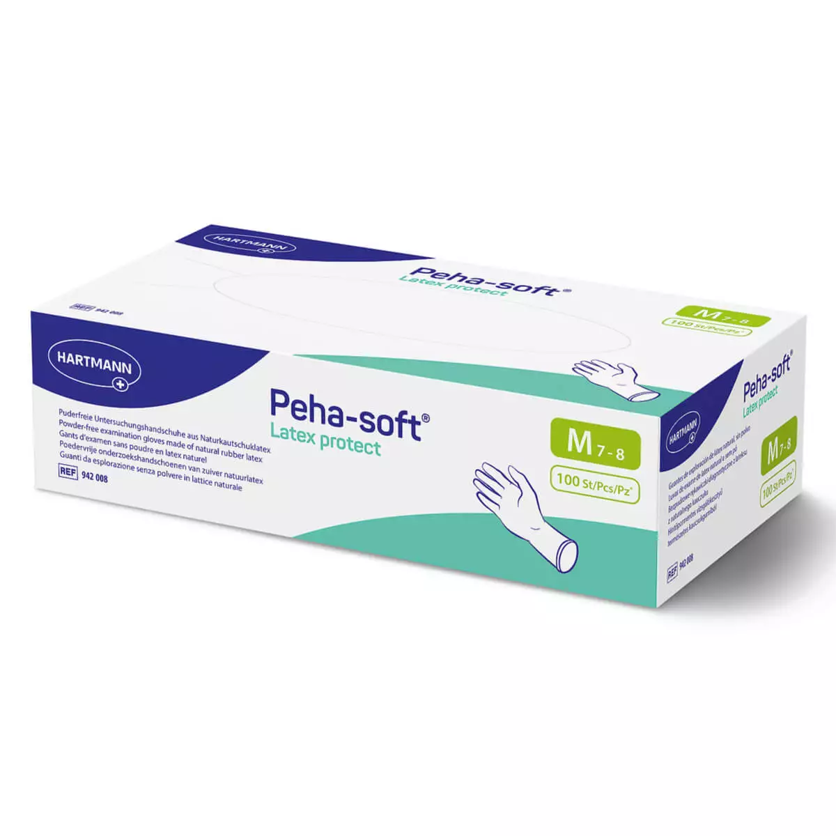  Peha-soft Latex protect examination gloves