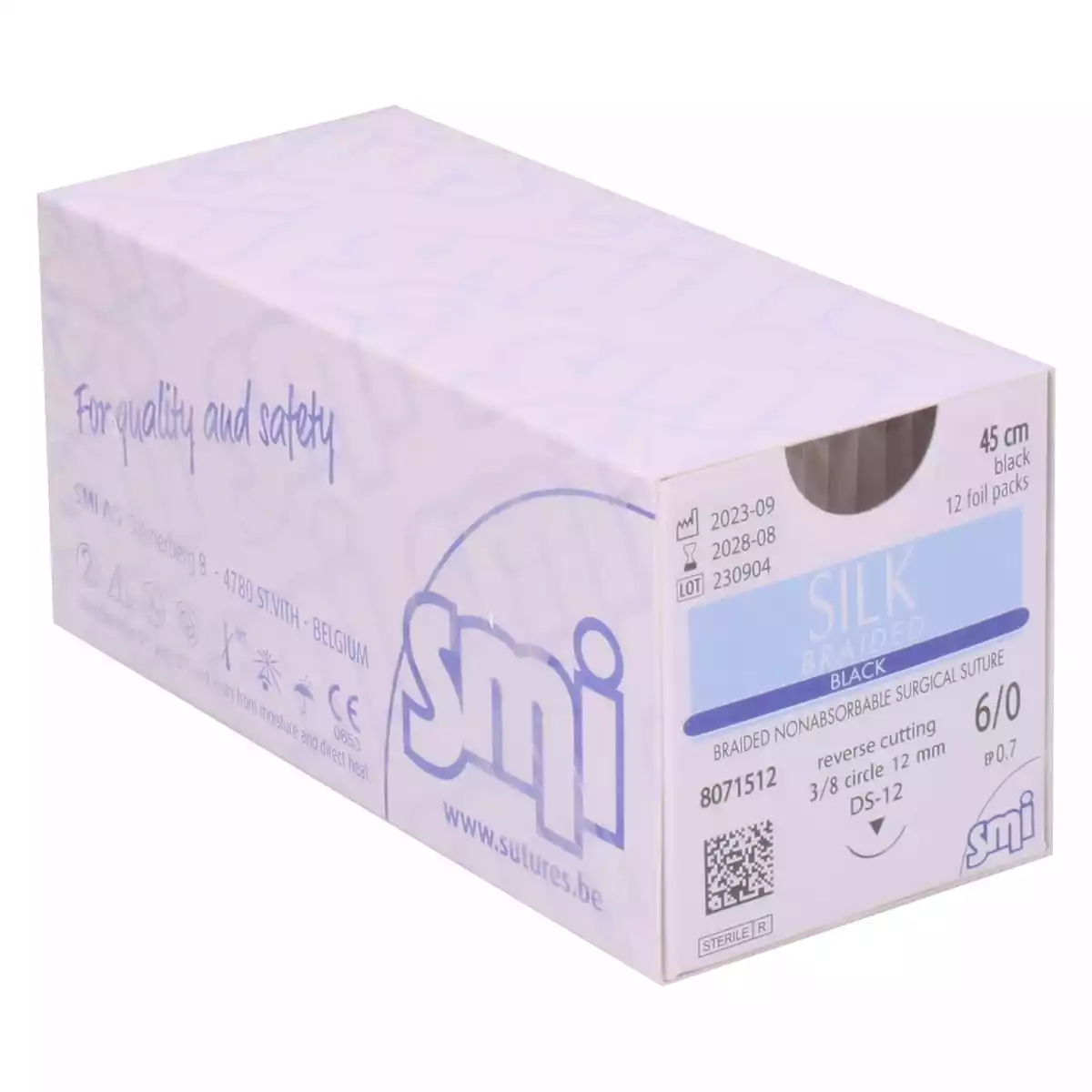  Silk Braided Black suture material
