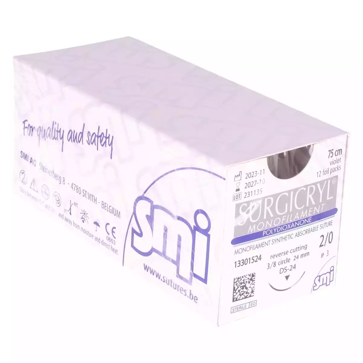  Surgicryl Monofilament suture material