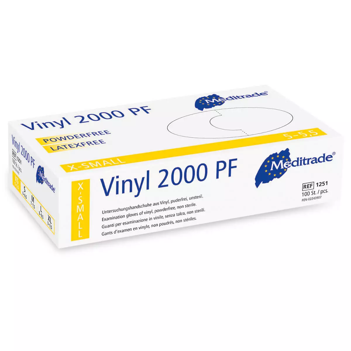  Vinyl 2000 PF gloves