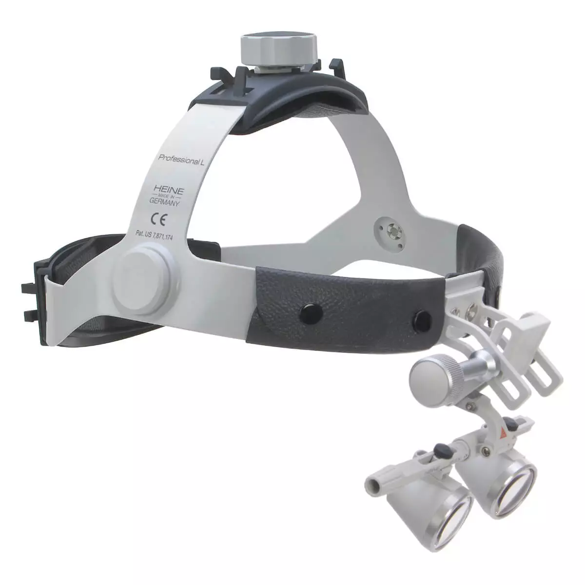  HEINE HR 2,5x High Resolution binocular loupes on Professional L headband