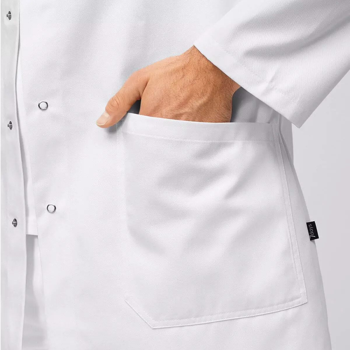 Men’s scrub/lab coat white