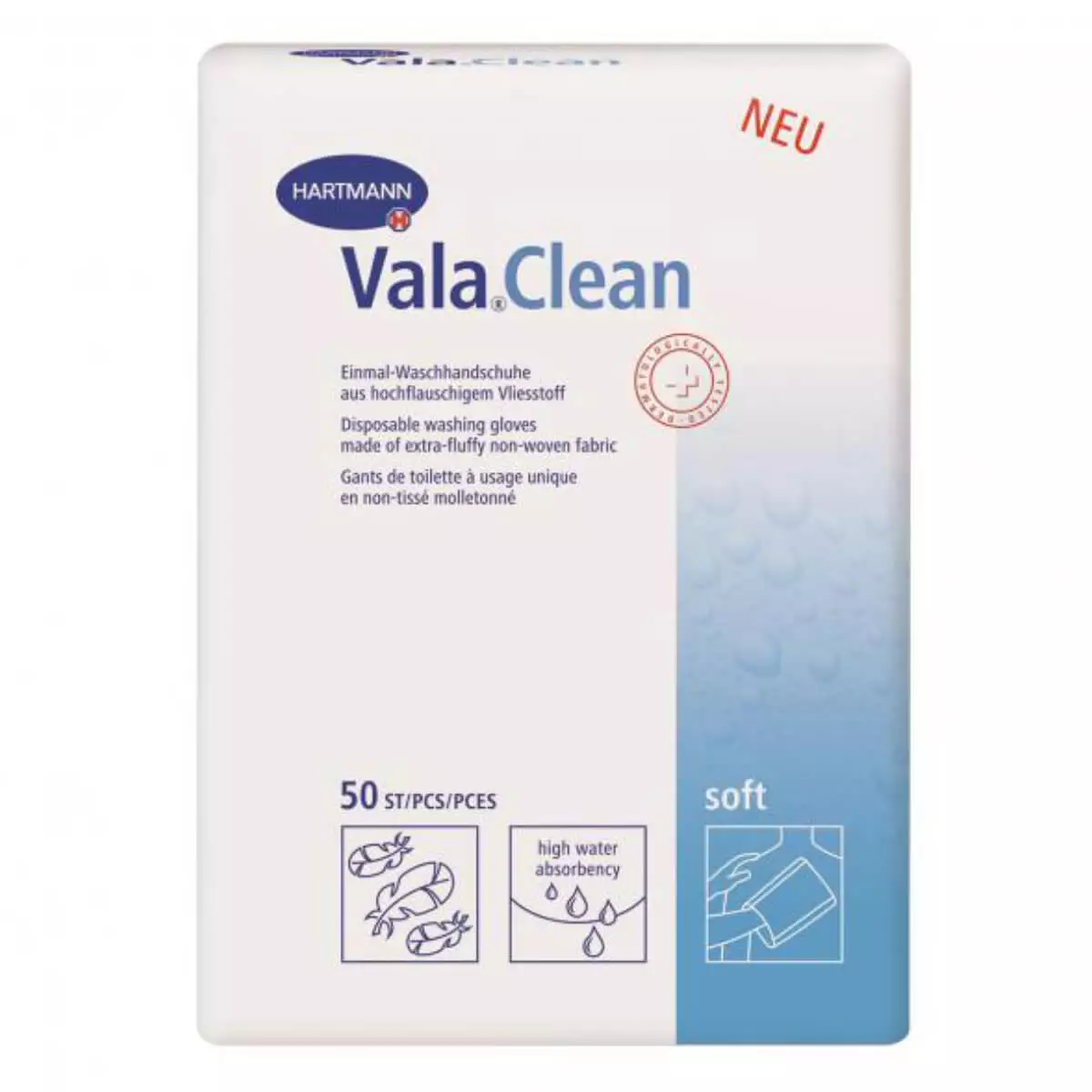  Vala Clean disposable washing gloves