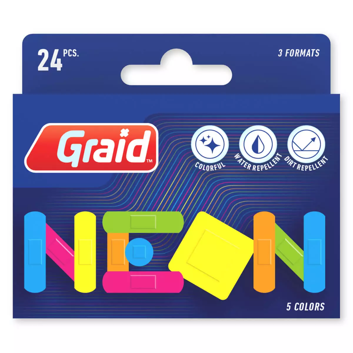  Neon plasters