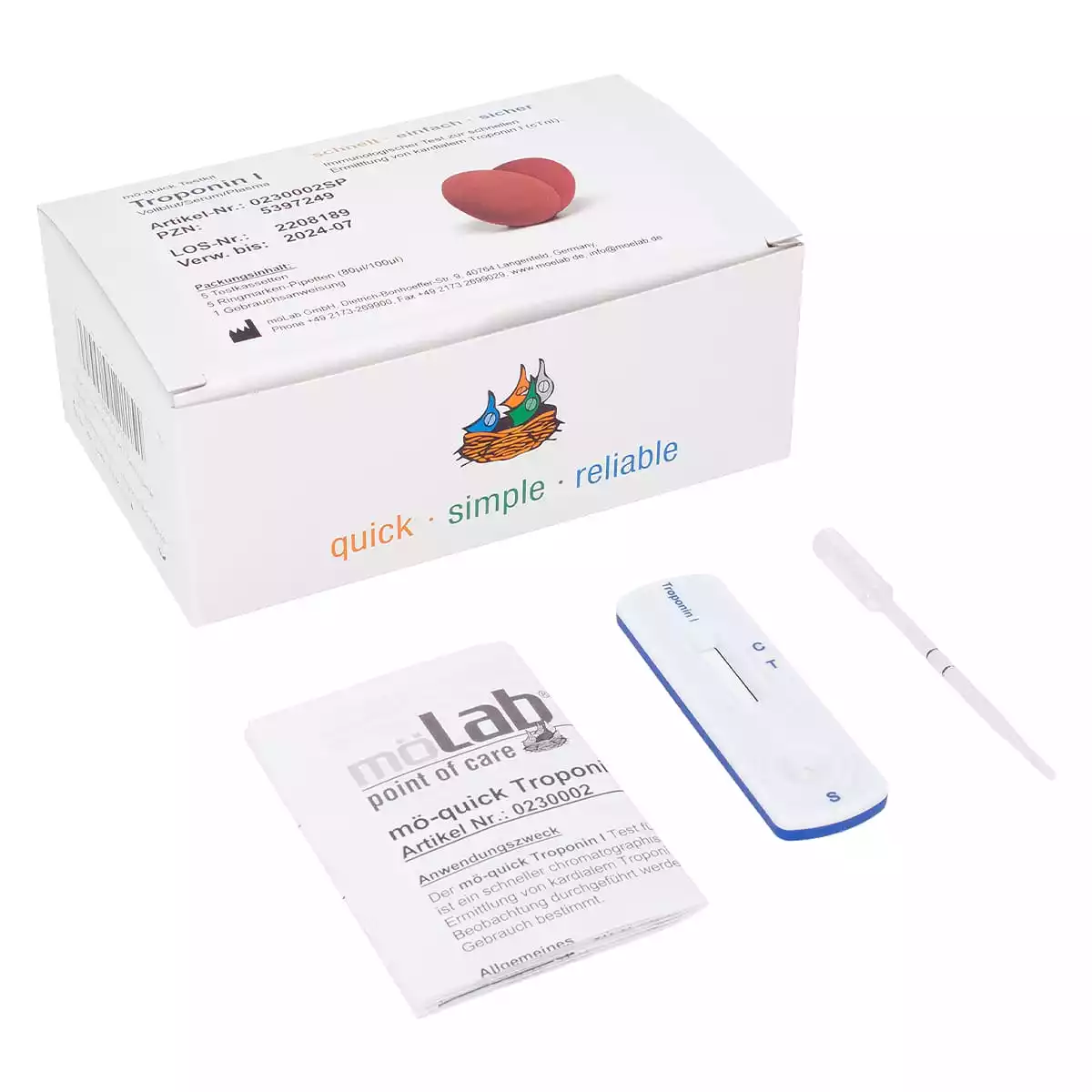  Troponin I qualitative test