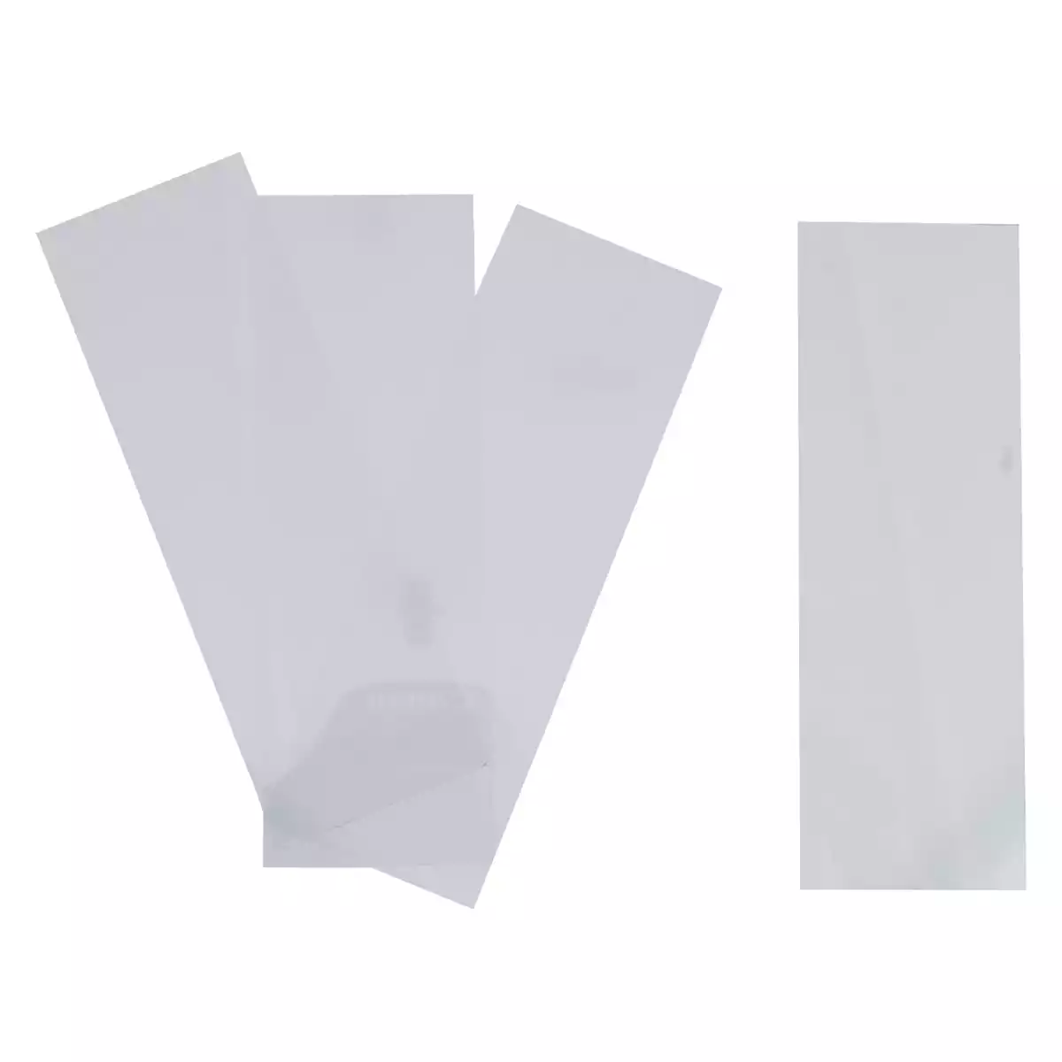  Microscope slides with and without labeling field
