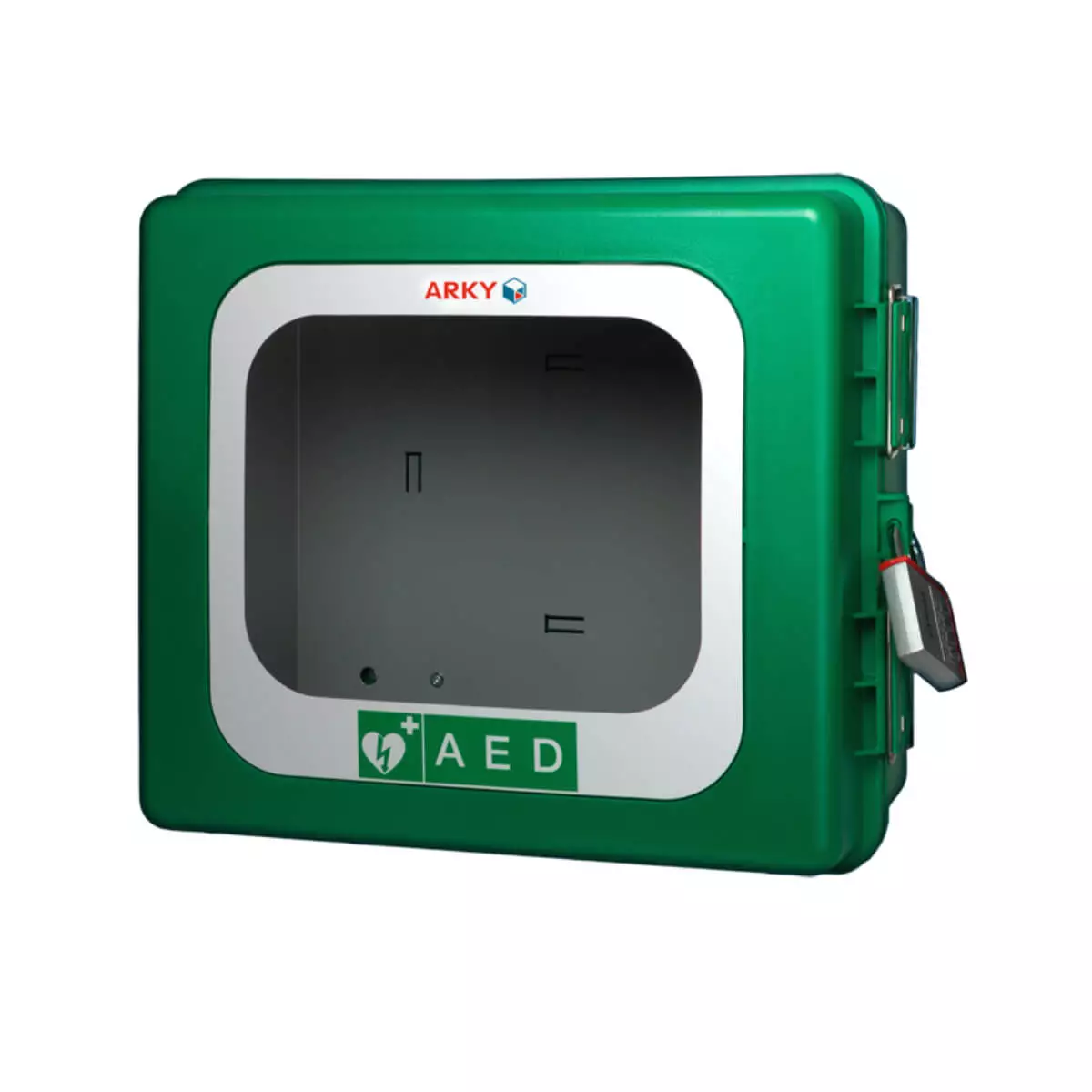  Outdoor AED cabinet with heater