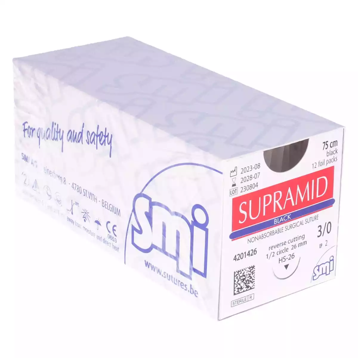  Supramid Black Suture Material