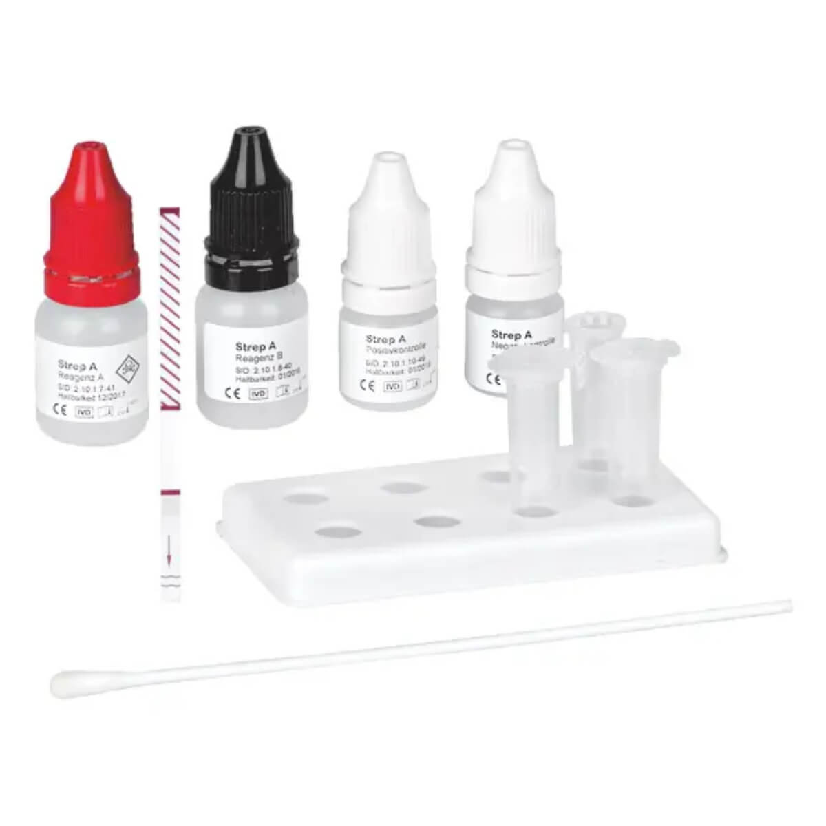 Cleartest Strep A test strips for throat swabs  Cleartest Strep A test strips for throat swabs