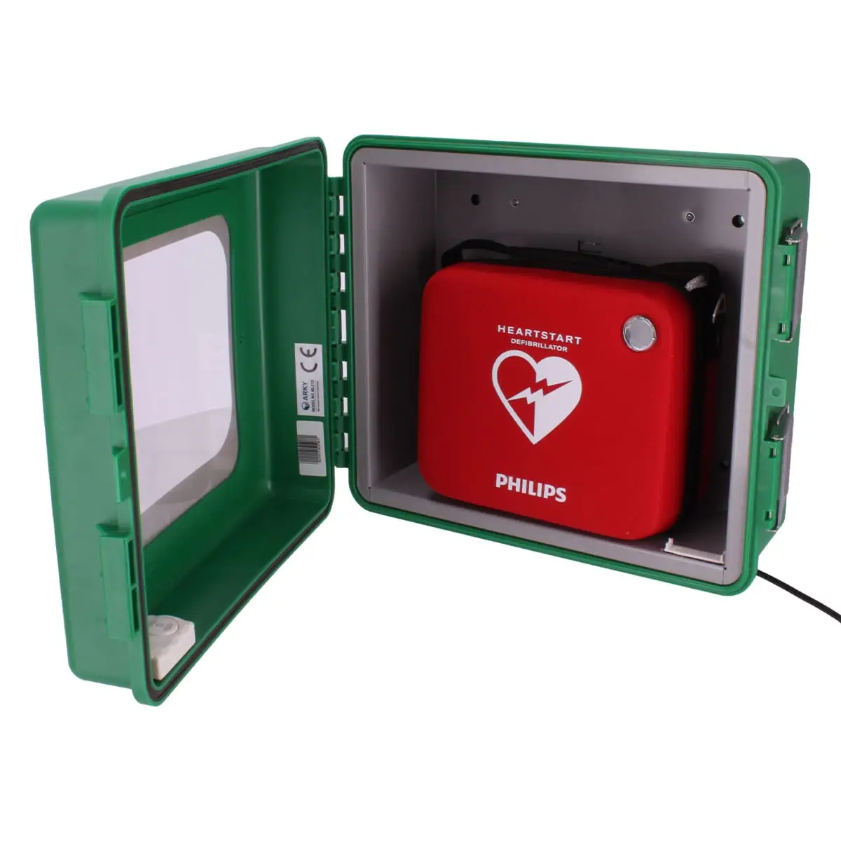 Outdoor AED cabinet with heater Outdoor AED cabinet with heater